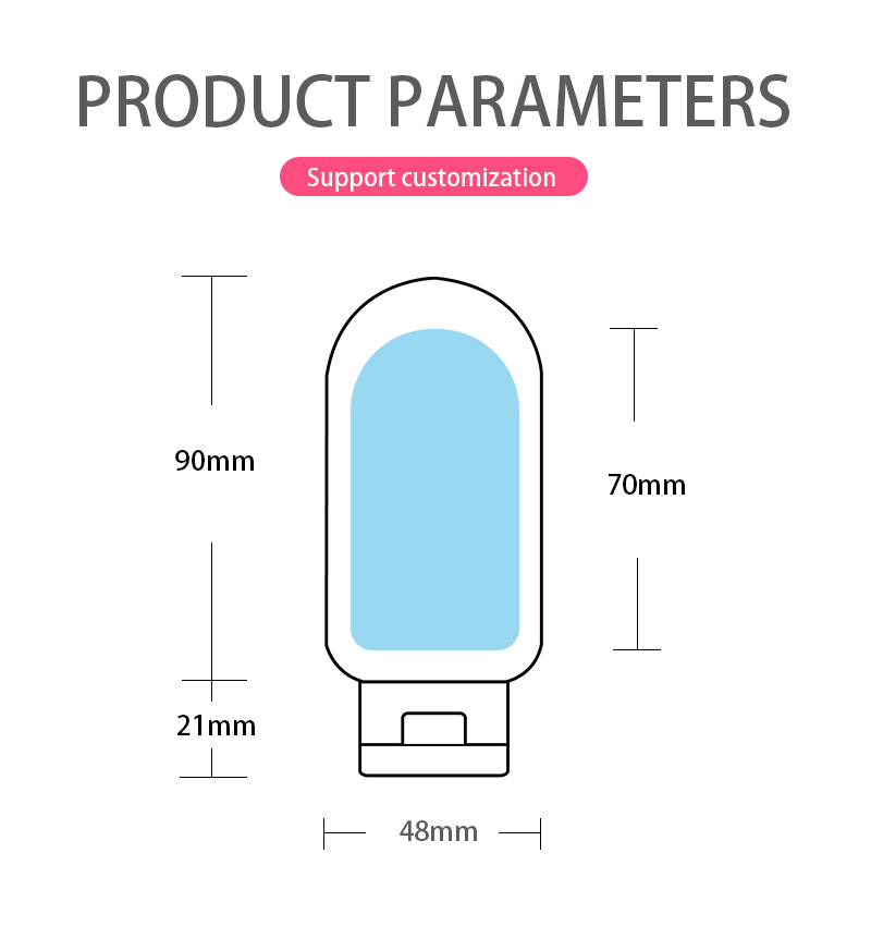 70ml Macaron plastic press tube