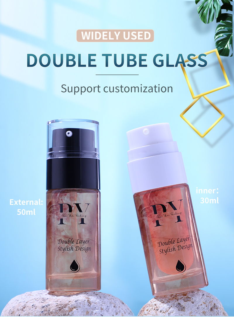 double wall glass bottle