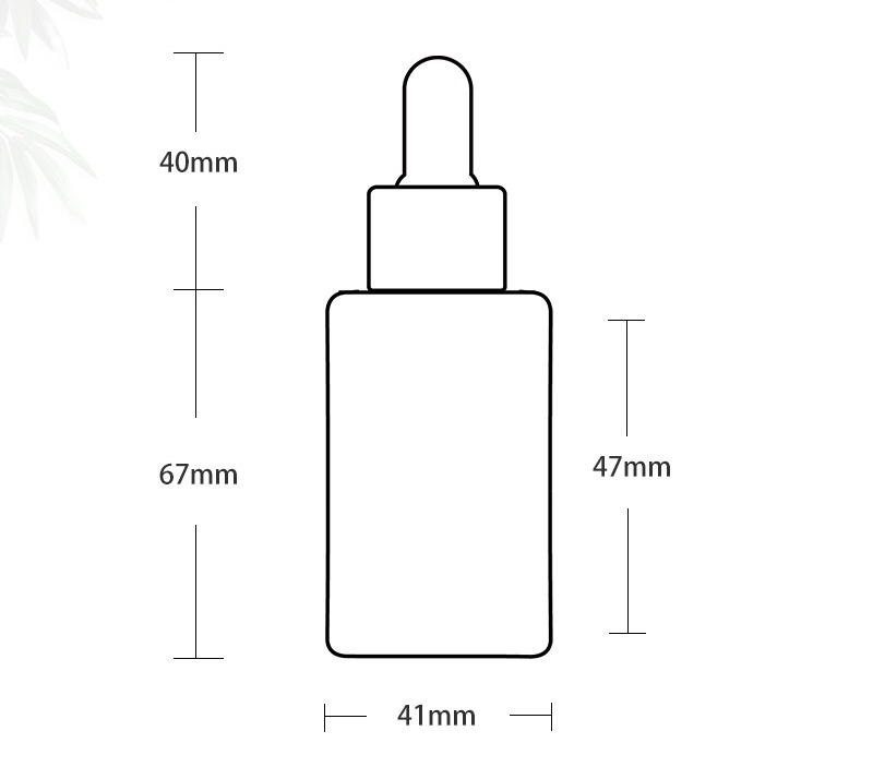 50h ml essential oil bottle size chart