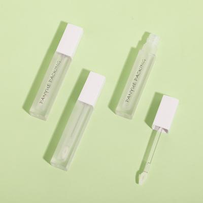 5ml Square Frosted Clear Custom Lip Gloss Concealer Tubes