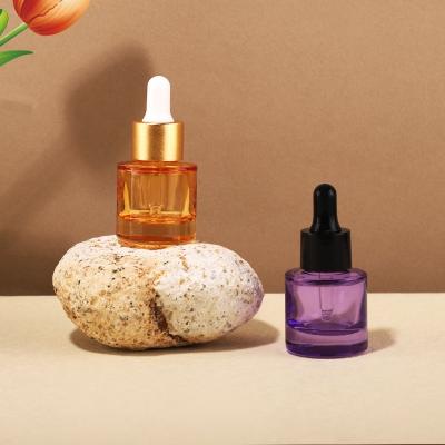 20ML Custom Round Thick Bottom Serum Bottle with Dropper