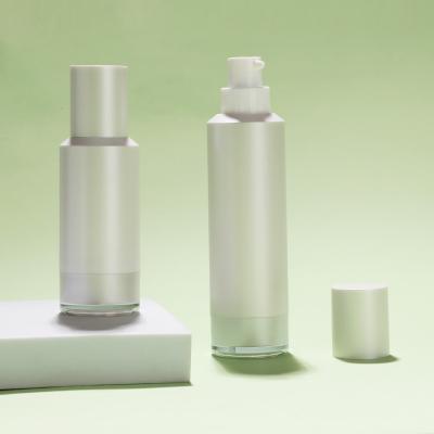 15ml 30ml wholesale white airless plastic pump bottle