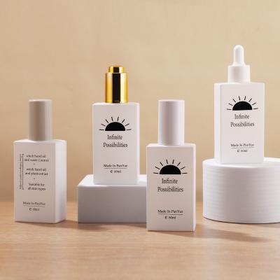 60ML Square Foundation Liquid Glass Pump Bottle Packaging