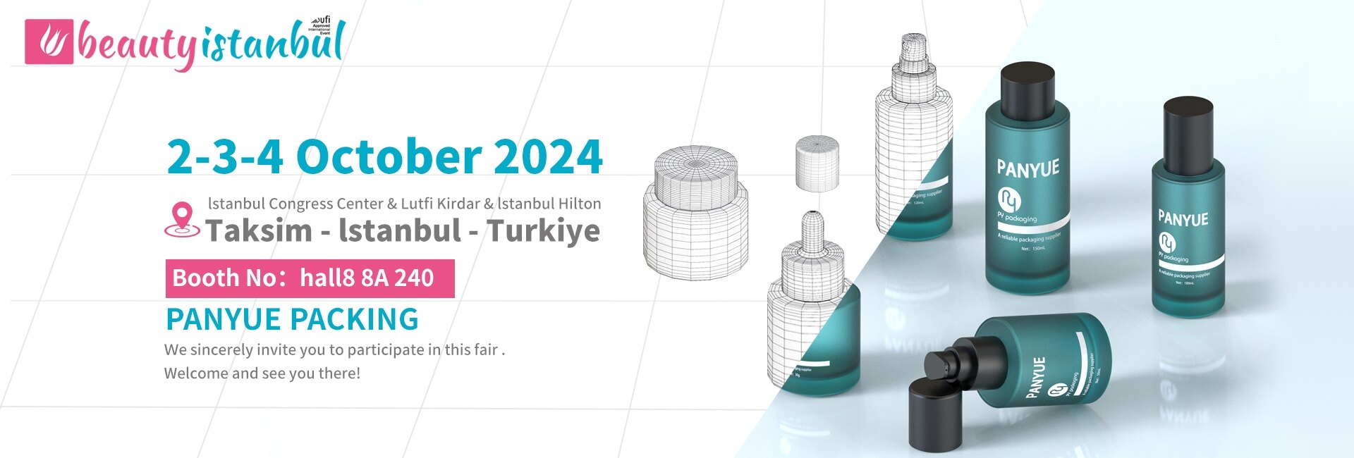 2024 Beauty Istanbul: Panyue Packaging showcases latest packaging solutions